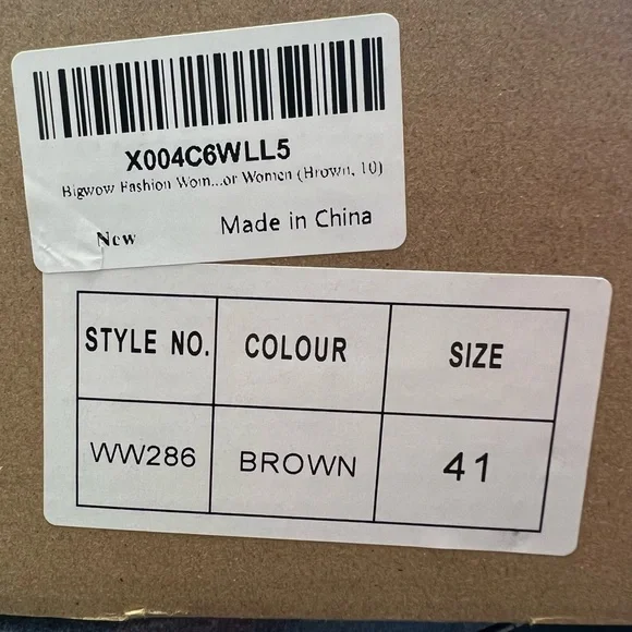 Cara Studded Tan Mules with Block Heel 41 size Women’s 10 NEW in Box NWT - Picture 5 of 6